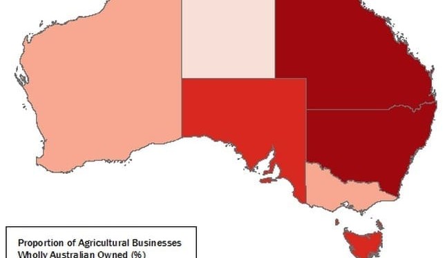 Foreign ownership up, but farms still mostly Australian-owned