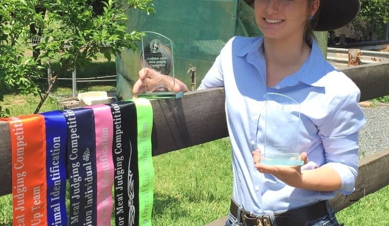 Junior meat judging champ has meat industry career in her sights