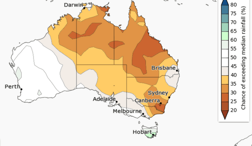Seasonal climate outlook for Dec 14-Feb 15