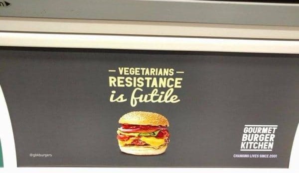Burger brand apologises for mocking vegetarians