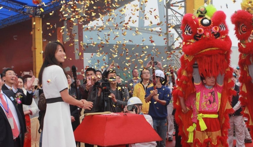New state-of-the-art livex ship launched in China