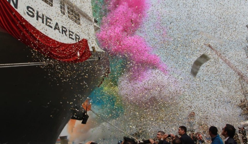 Live export: A new Wellard ship is born