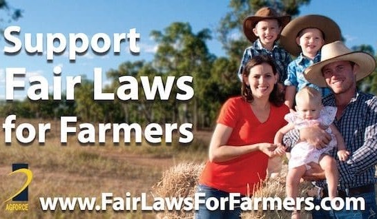 Billboards push for ‘fair laws for farmers’