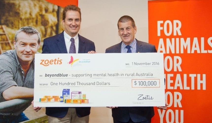 Zoetis donates $100,000 to beyondblue to support mental health in rural Australia