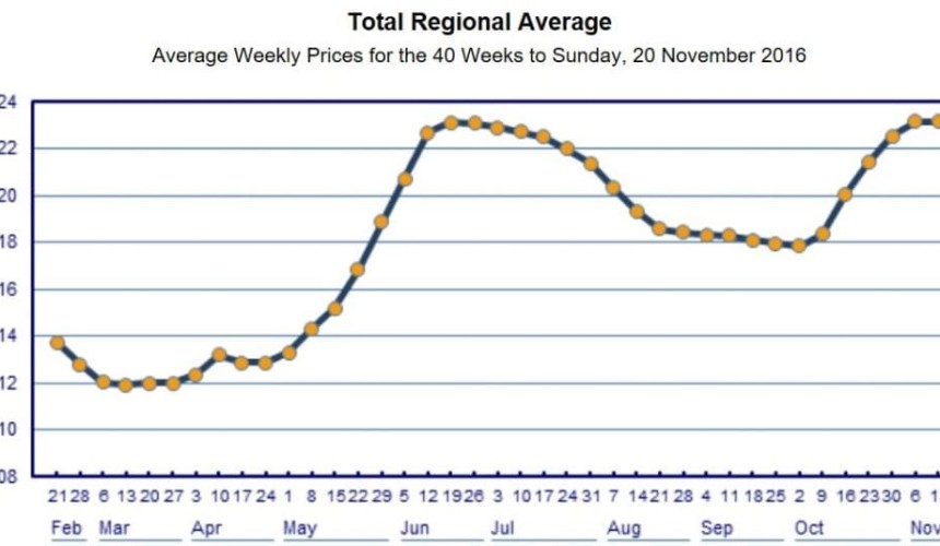 Sharp rise in diesel fuel prices in regional areas