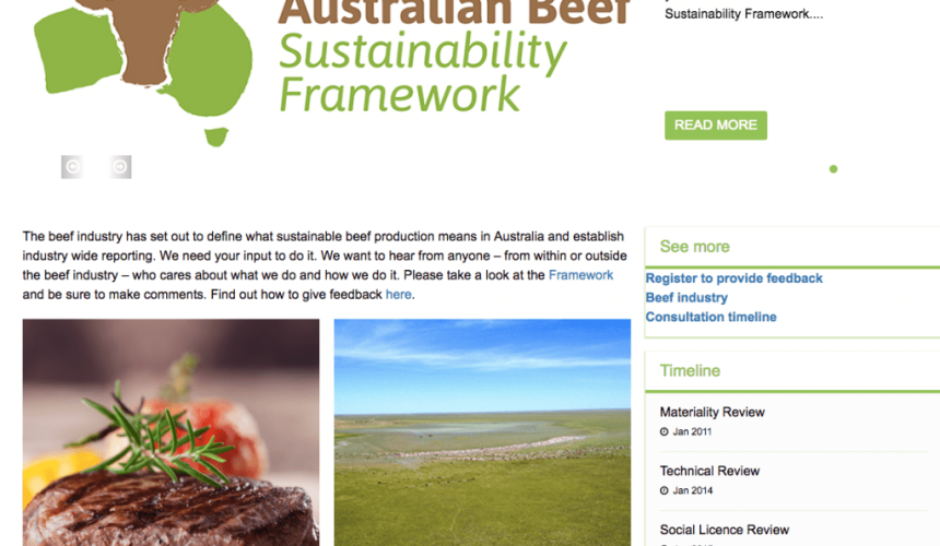 First Australian Beef Sustainability Framework released for public comment