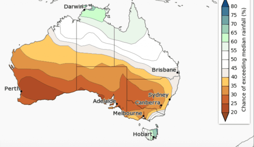 Seasonal climate outlook Jun-Aug 2017