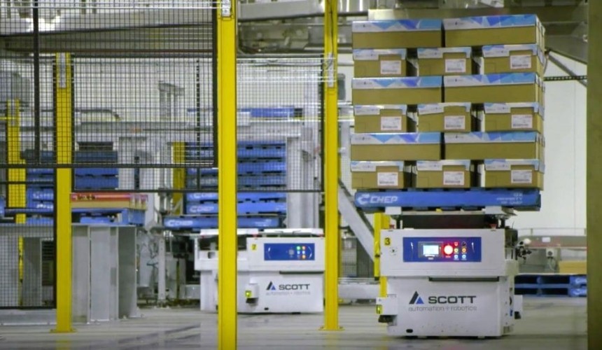 Automatic guided vehicles next phase in meat processing automation + VIDEO