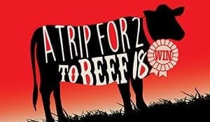 Win a trip for two to Beef 2018 in Rocky