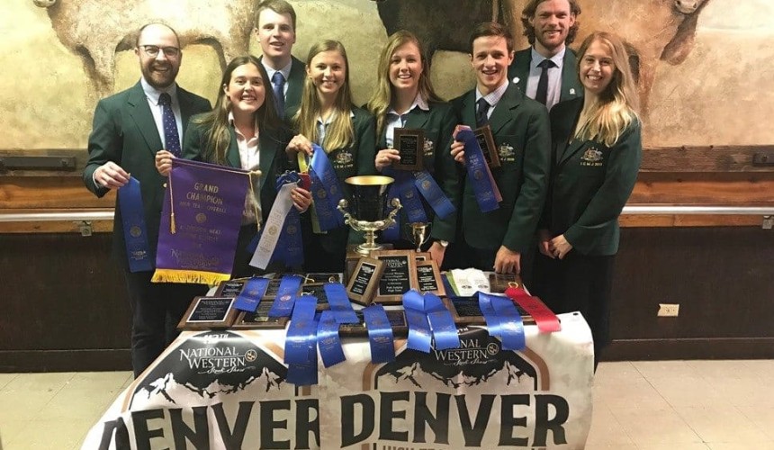More success for Aussie Intercollegiate Meat Judging team in Denver
