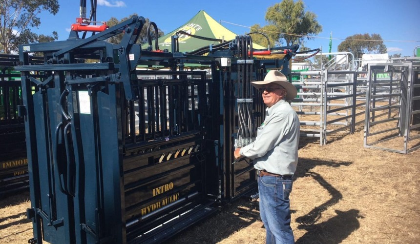 Cattle crush maker says producers flocking back to Australian-made