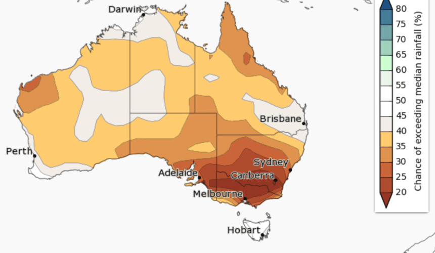 Seasonal climate outlook Aug-Oct 2018