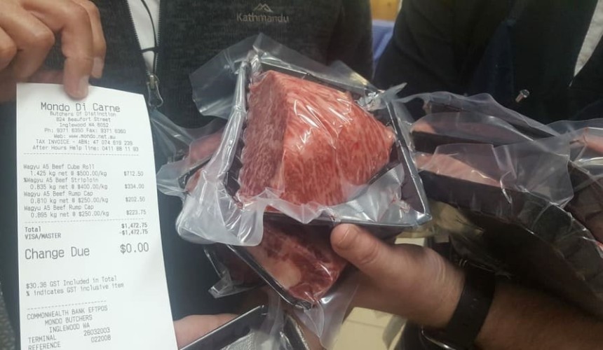 First Japanese-produced beef arrives in Australia, retailing at $500/kg