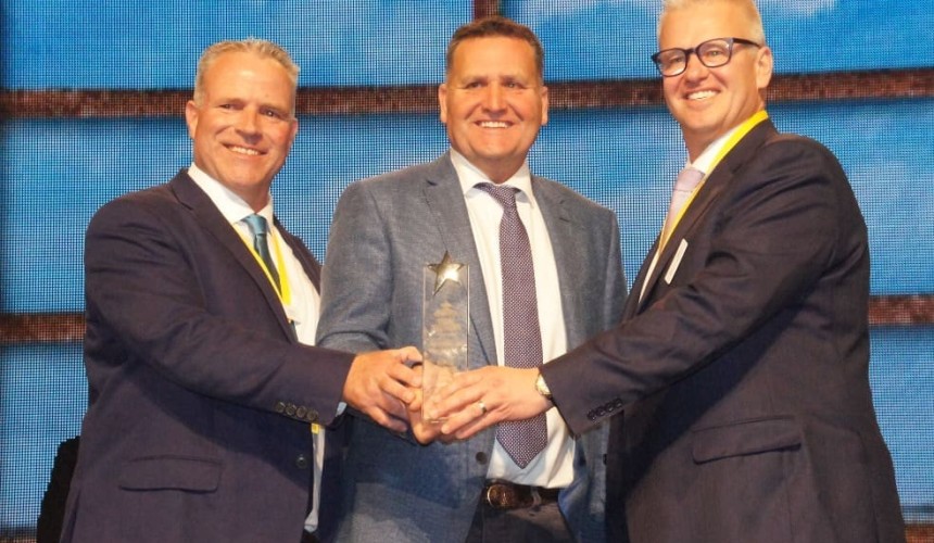 JBS Great Southern supplier of year award winners shine