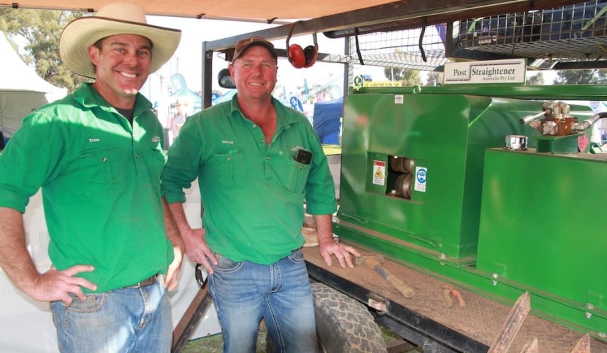Steel post straightener big hit at Henty Machinery Field Days + VIDEO