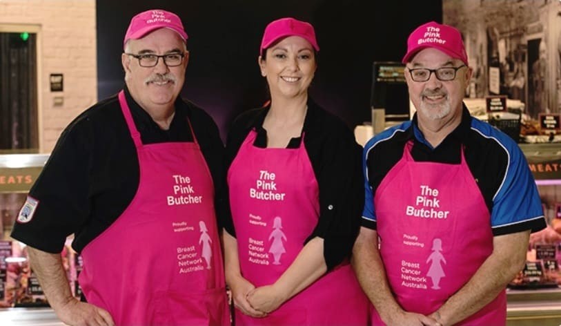 Butchers go pink for breast cancer