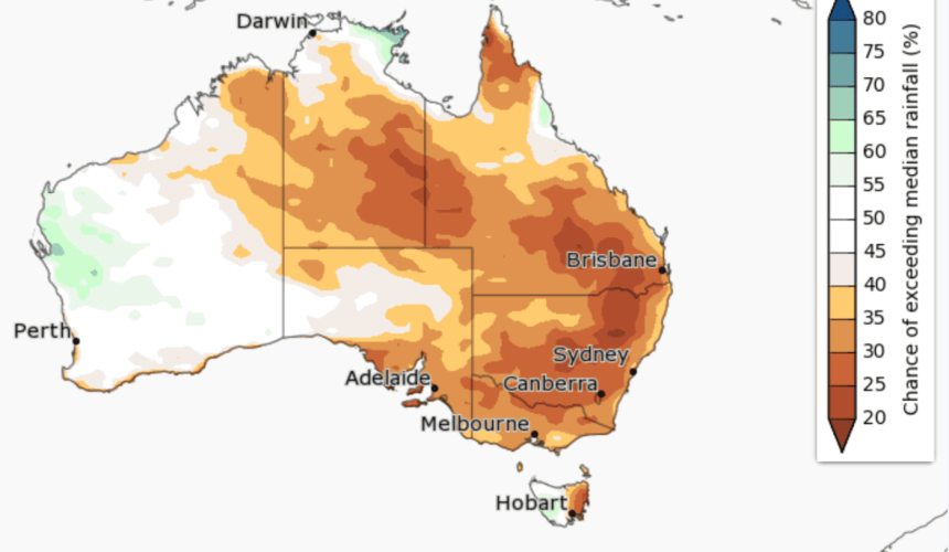 Seasonal climate outlook Jun-Aug 2019