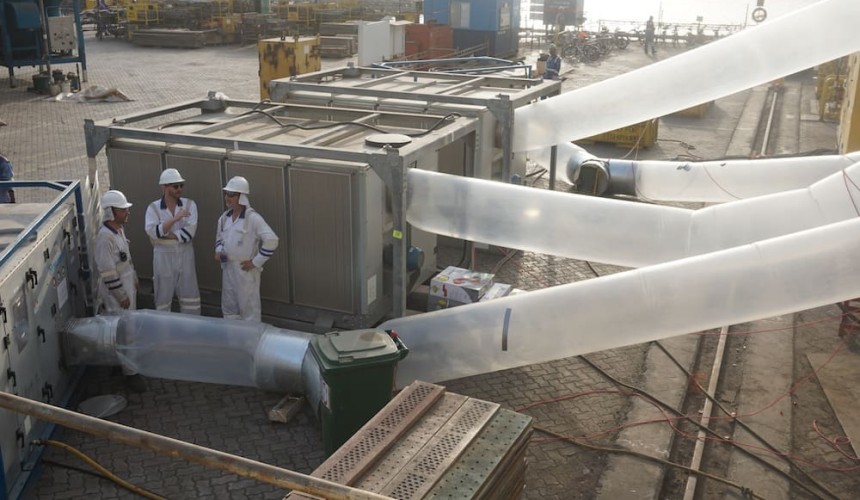 LiveCorp crunching vessel dehumidification trial data