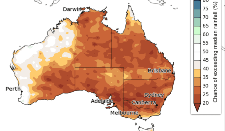 Seasonal climate outlook Sep-Nov 2019