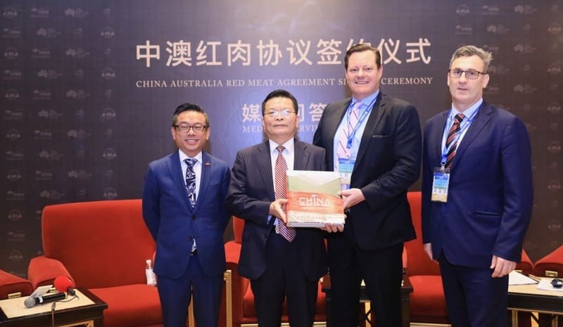 China and Australia finalise red meat MoU