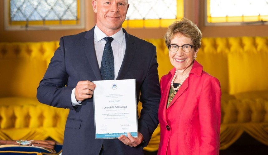 Food traceability focus for Churchill Fellowship recipient