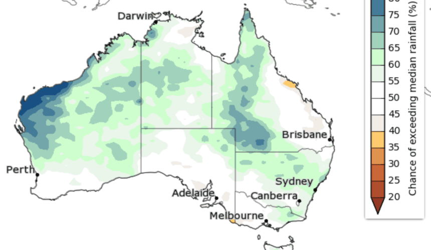 Weekly rainfall outlook 13 Jan 2020: Wetter than average week likely