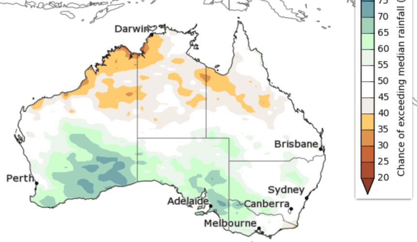 BOM releases autumn rainfall outlook