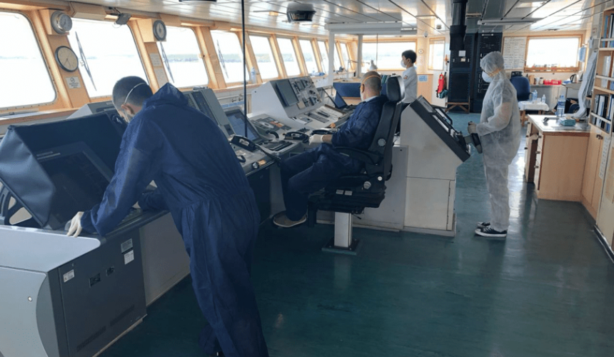 Onboard perspective:  Cruising with cattle during Covid-19
