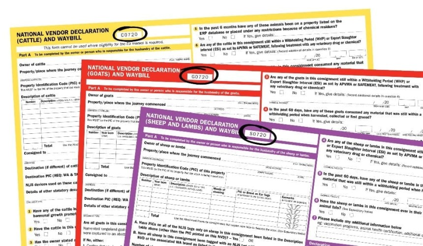 New National Vendor Declarations now available