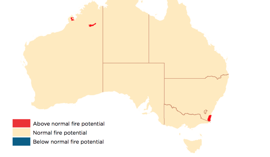 Latest seasonal bushfire outlook for July to Sep released