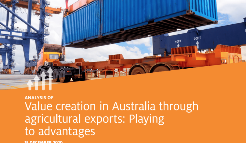ABARES explores potential of greater agriculture value-adding in Australia