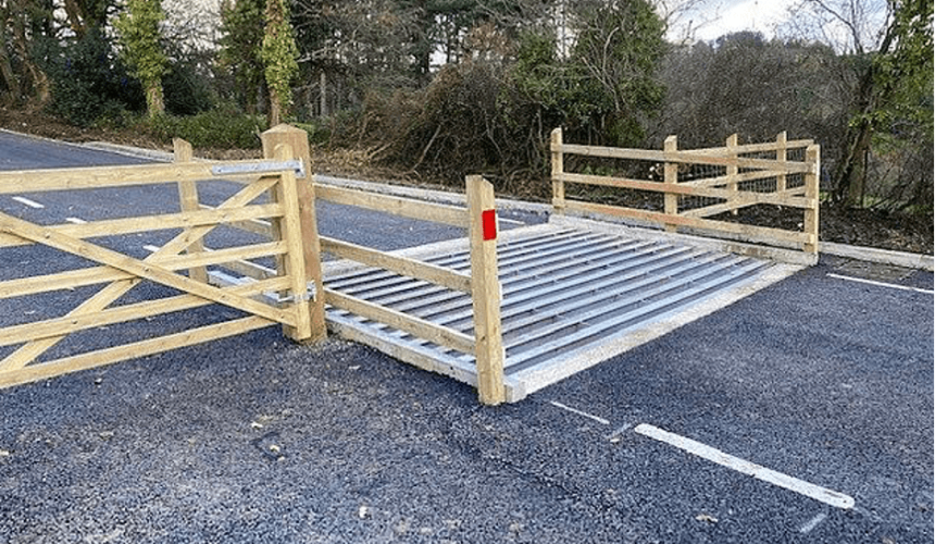 Cattle grid confuses sensors and sends UK drivers into a spin
