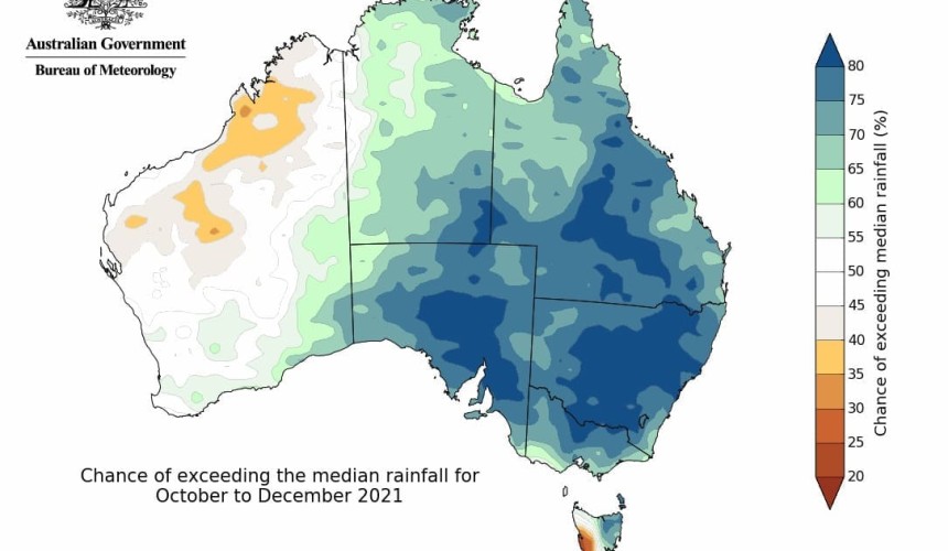 Wet spring forecast with 50pc chance of La Niña