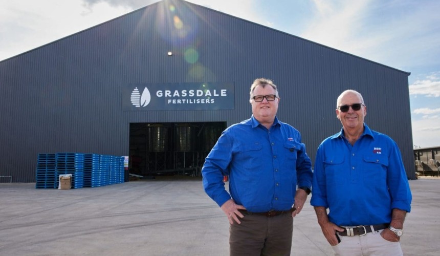 Grassdale ready to roll on 100,000t/yr fertiliser plant