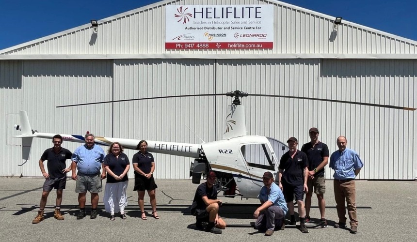 Iconic R22 mustering helicopter finds home at Stockman’s Hall of Fame