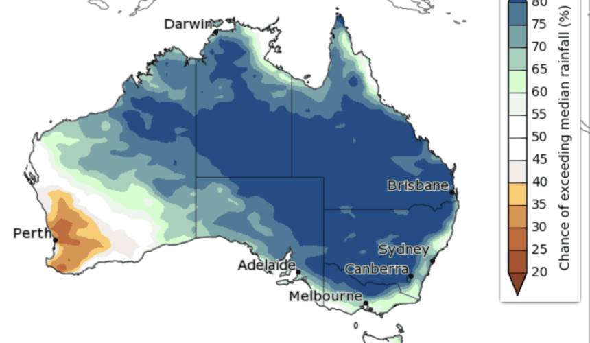 Seasonal climate outlook for June to Aug 2022
