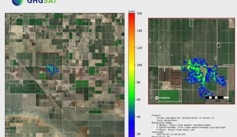Satellite company claims to have detected cattle emissions from space