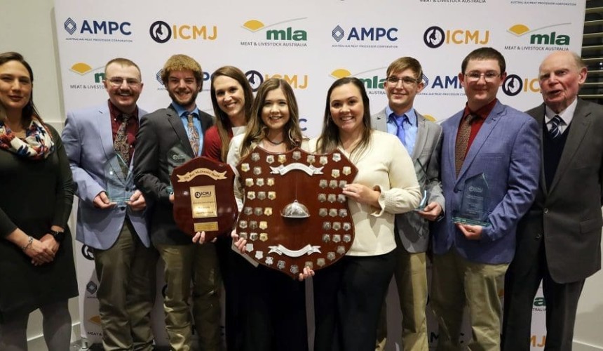 UQ produces meat judging champion at ICMJ’s 2022 National Competition
