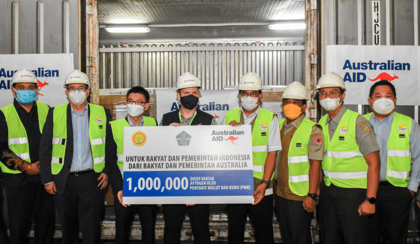 Foot and mouth vaccine doses arrive in Indonesia