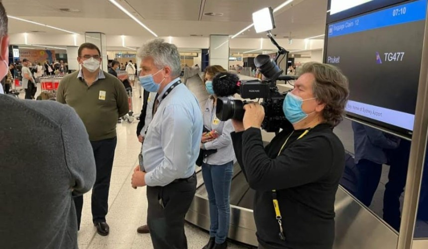 Livestock leaders see Sydney airport biosecurity first hand