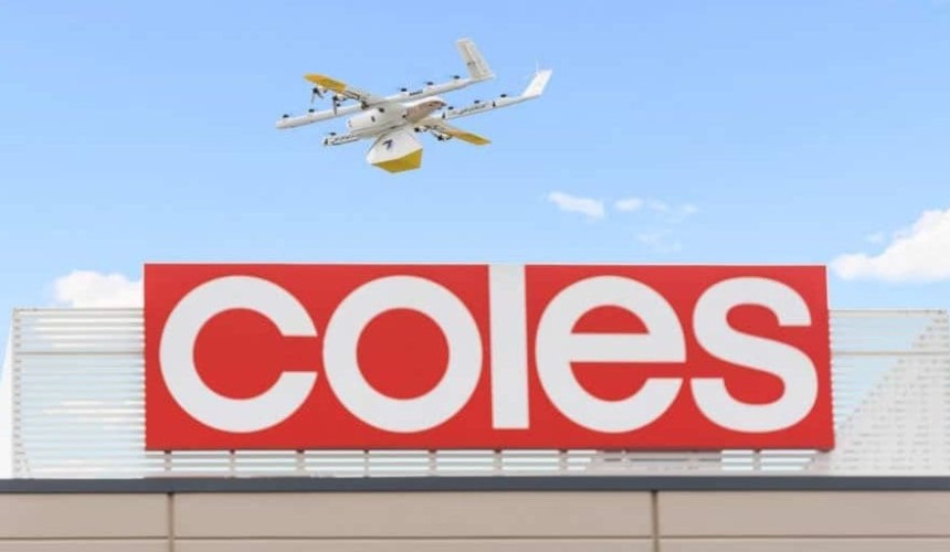 Supermarket retailer Coles launches first-ever store-to-door drone delivery