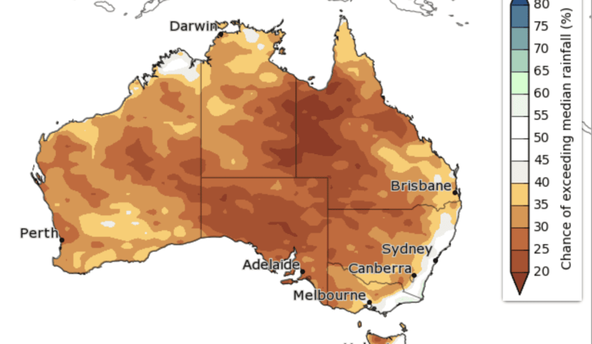 Dry autumn forecast for most of Australia