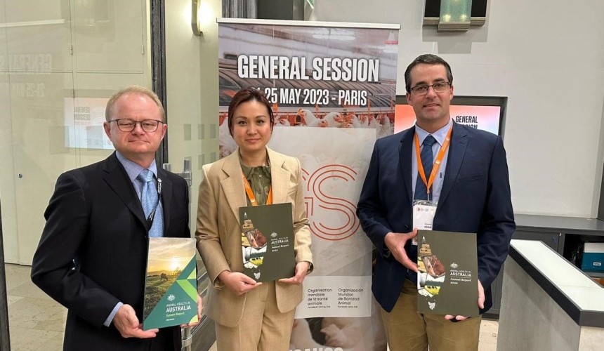 Australia’s enviable animal health systems showcased at world scale