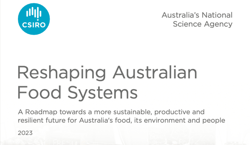 CSIRO highlights ongoing challenges for Australia’s food systems