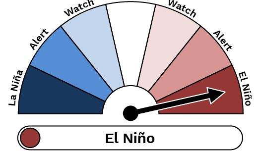 Weather bureau officially declares El Niño