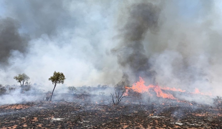 NT Landholders exhausted with bushfires burning for two months