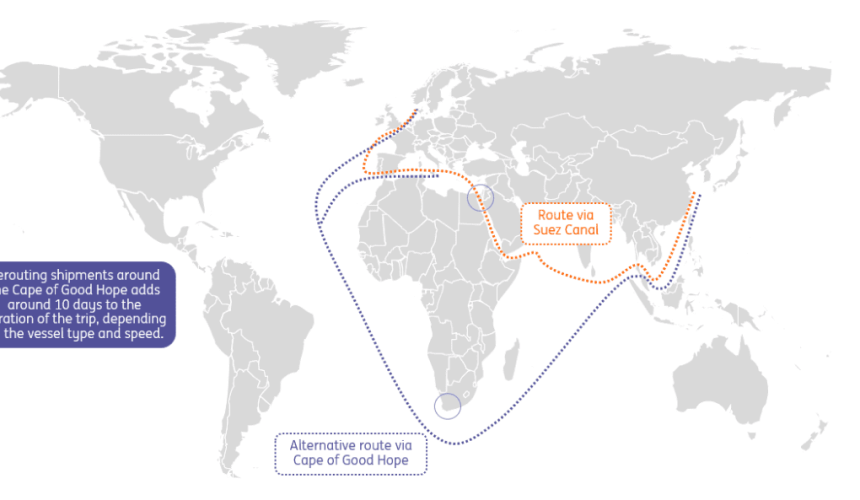 Red Sea crisis adding pressure to container shipping rates, availability