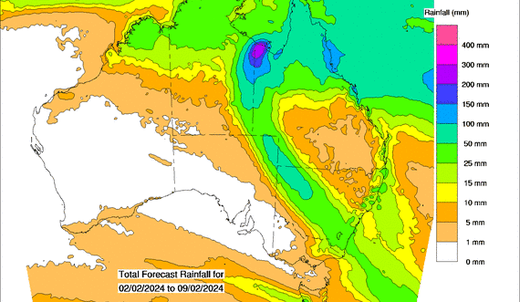 Significant rain forecast in already wet parts of Qld, NT