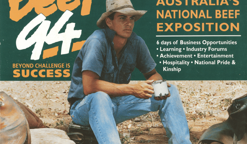 Reflecting on an iconic image that became “The Face of Beef 1994”
