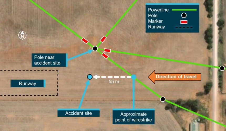 Pilot likely forgot about powerline on their rural property before wirestrike accident